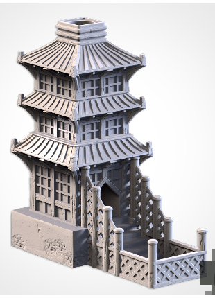 Game of Destiny,Multiple Piece Dice Towers,18 - The Oriental Tower