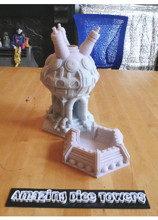 CHEAP,First Prints,Scifi Dice Tower - TEST PRINT